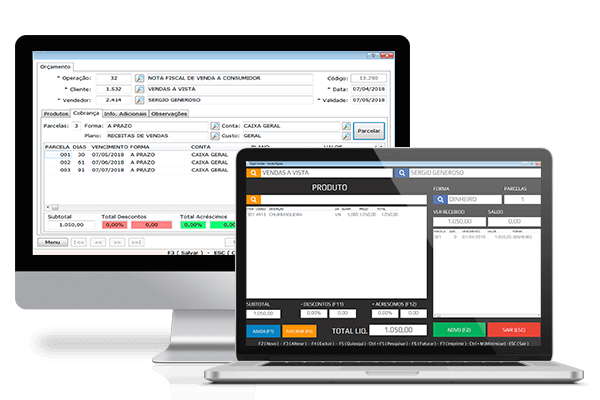 Vendas e Orçamentos